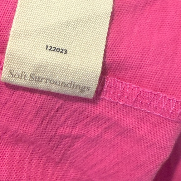 Soft Surroundings Fuchsia Button Down Shirt - Picture 10 of 10